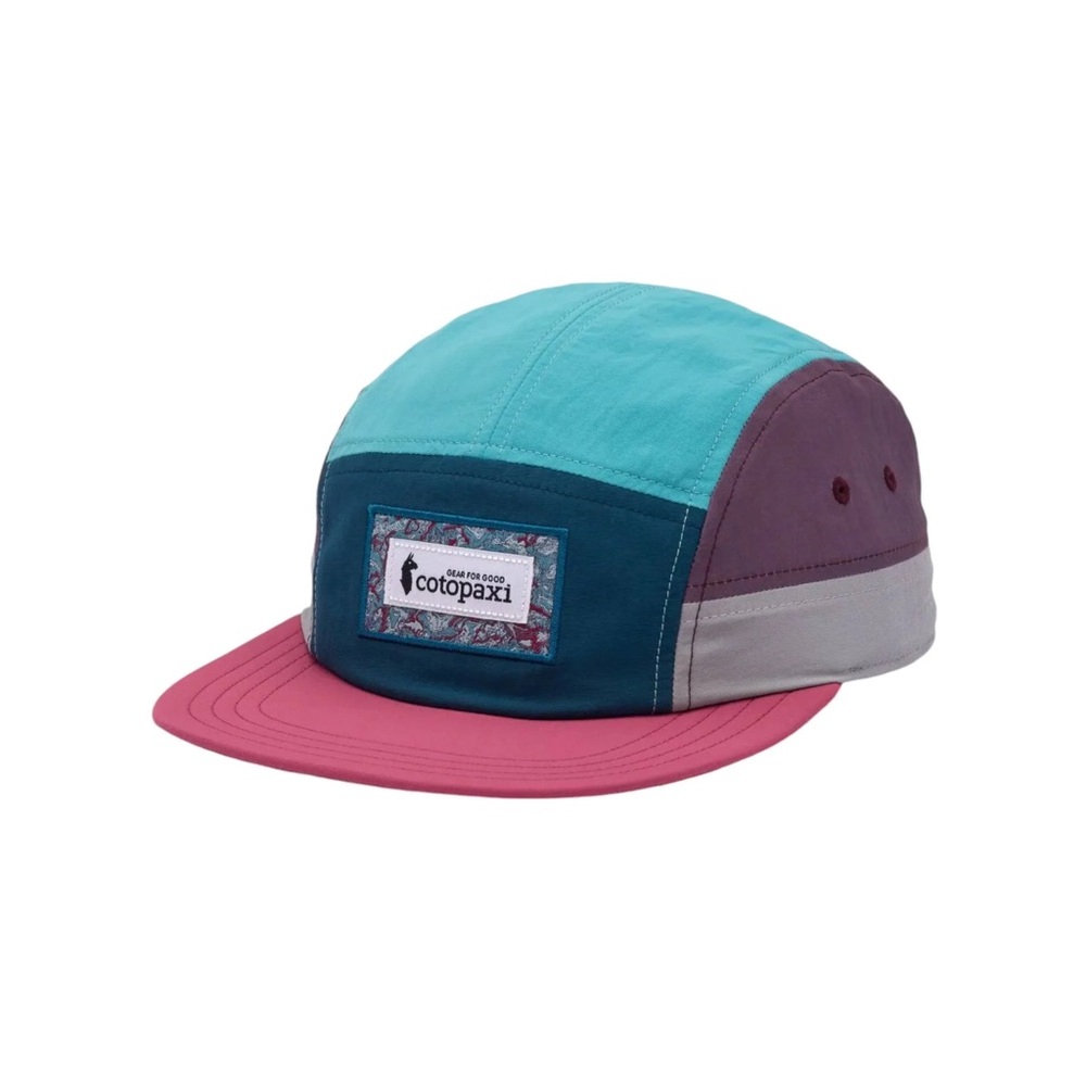 🏔️ Cotopaxi Altitude Tech 5-Panel Hat — Abyss/Sangria — Excellent Condition